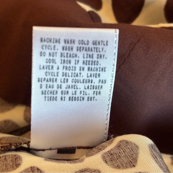 GUESS Y2K 90s Brown & Cream Giraffe Print Halter Dress Size Small - Picture 5 of 13